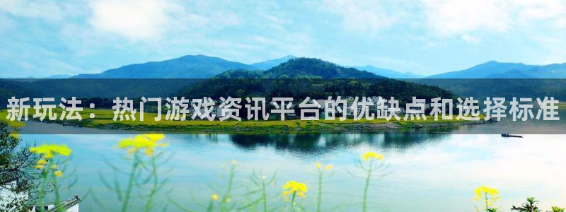辉达娱乐平台负责人：新玩法：热门游戏资讯平台的优缺点和选择标
